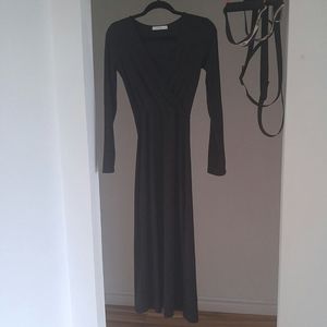 Pre-loved black long sleeve dress